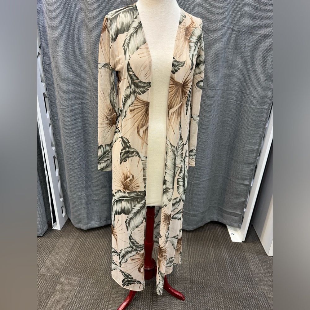 NWOT Windsor Mesh Tropical Pint Duster Size S